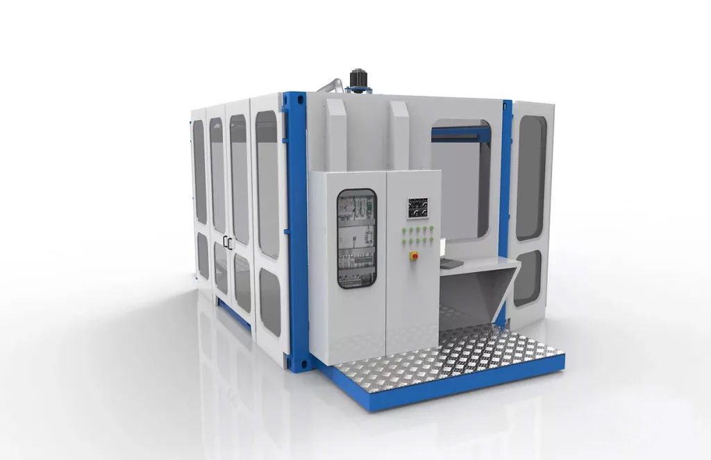 custom built concrete 3D printer