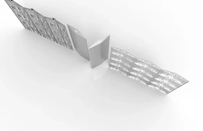 Grand scale pivoting doors array with custom engineered structure and frame - Image 9
