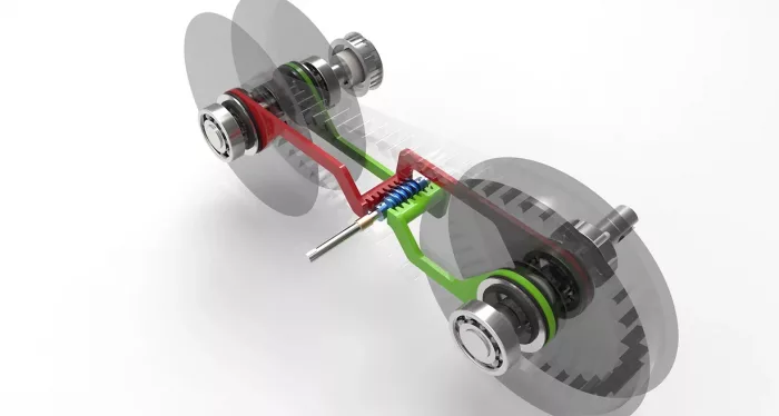 an inner view of a belt CVT