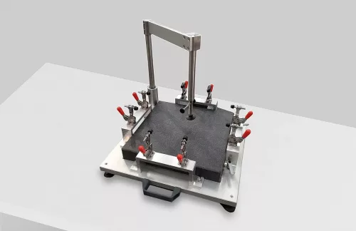 semi-con chuck straightening jig