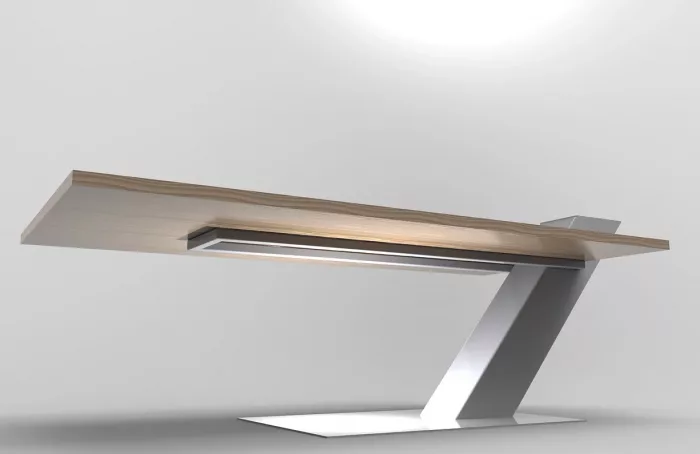 Floating conference table