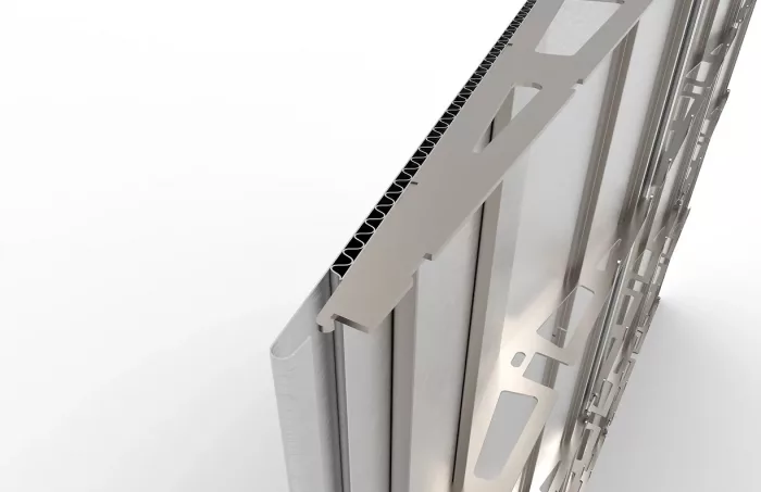 Grand scale pivoting doors array with custom engineered structure and frame - Image 5
