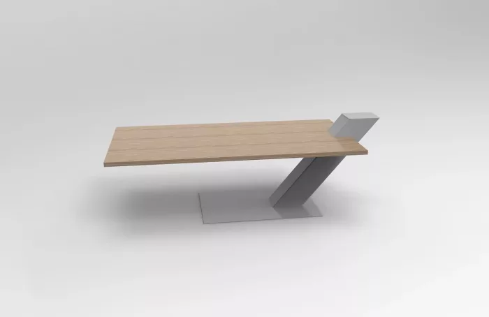 Floating conference table